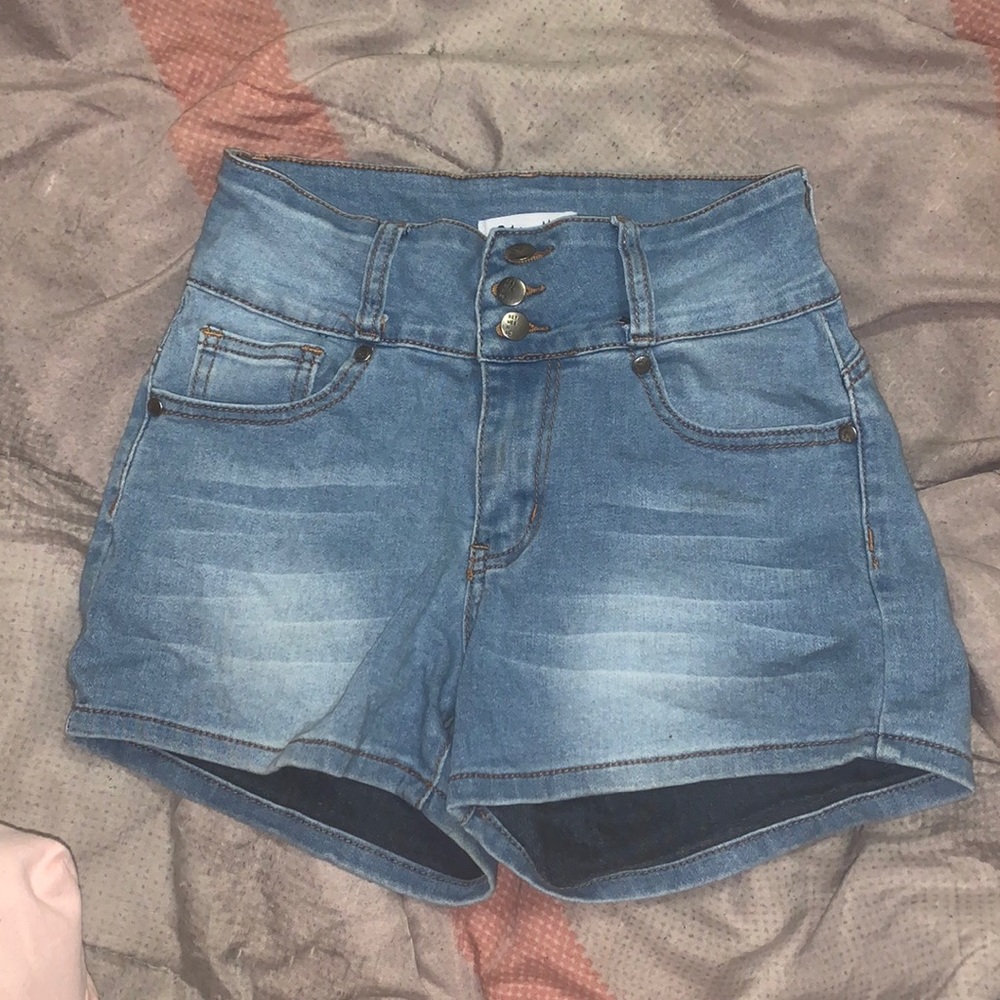 Light blue shorts